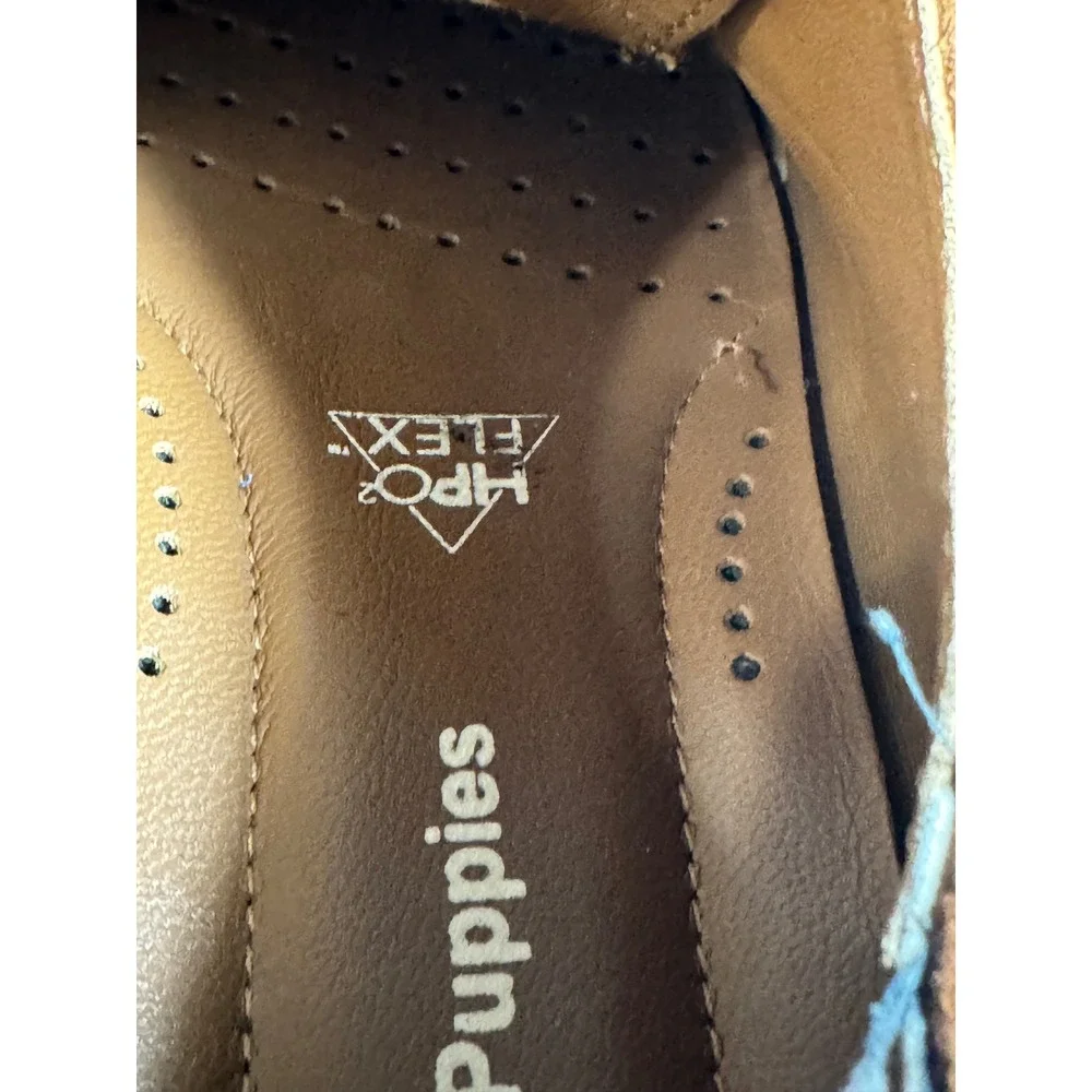 Hush Puppies Mens 11.5 Brown Suede HPO2Flex Oxford Shoes HM01253-238